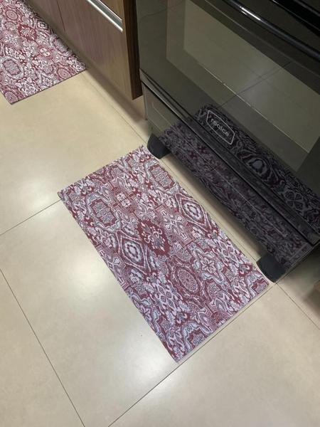 Kit Tapetes e Passadeira Vintage Antiderrapante 3 Peças - Ibitinga Decora