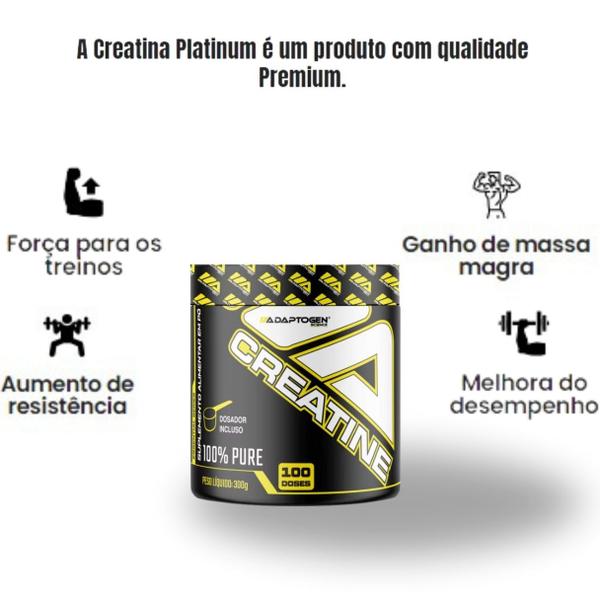 Kit tasty whey + creatina 300g - adaptogen - ADAPTOGEN SCIENCE Imagem de Kit tasty whey + creatina 300g - adaptogen