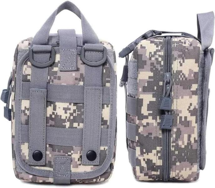 Imagem de Kit tático de primeiros socorros IFAKS Molle Pouch, para sobrevivência no acampamento