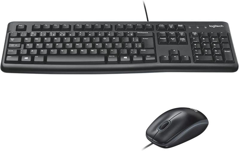 Imagem de Kit tecl+mouse usb mk120 preto logitech