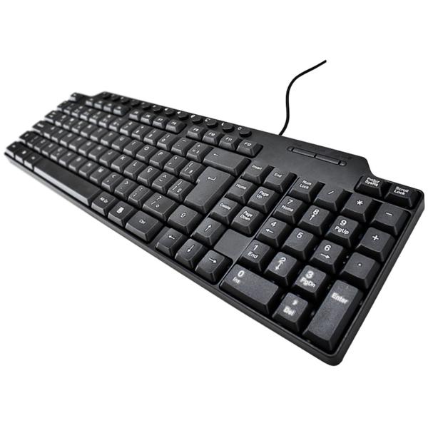 Imagem de Kit Teclado Brx Usb Multmidia E Mouse Brx 1000dpi Usb Preto