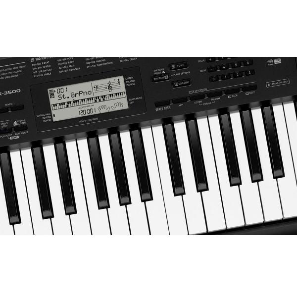 Imagem de Kit Teclado Casio CTK3500 Musical 5/8 Com Suporte e Banqueta