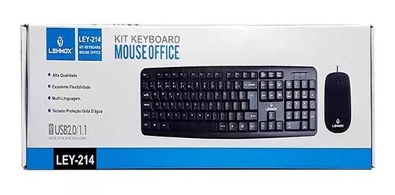 Imagem de Kit Teclado Com Mouse Lehmox