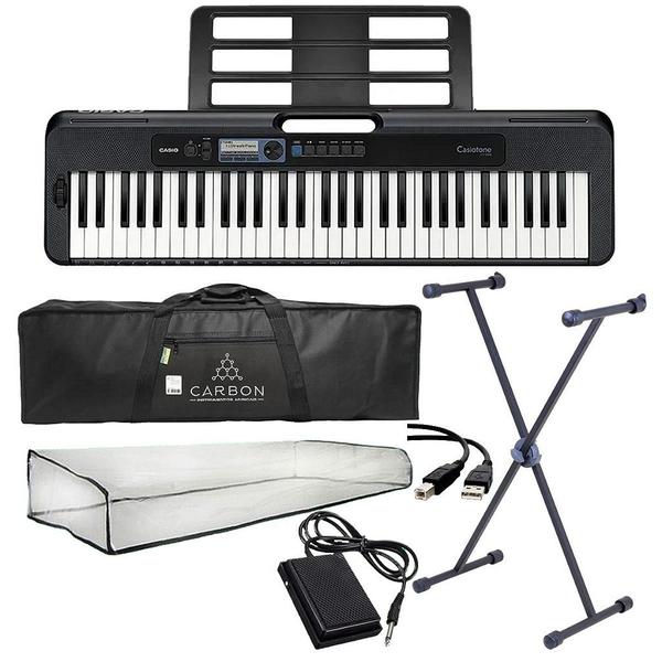 Imagem de Kit Teclado Digital CT-S300 CASIO Preto TX02