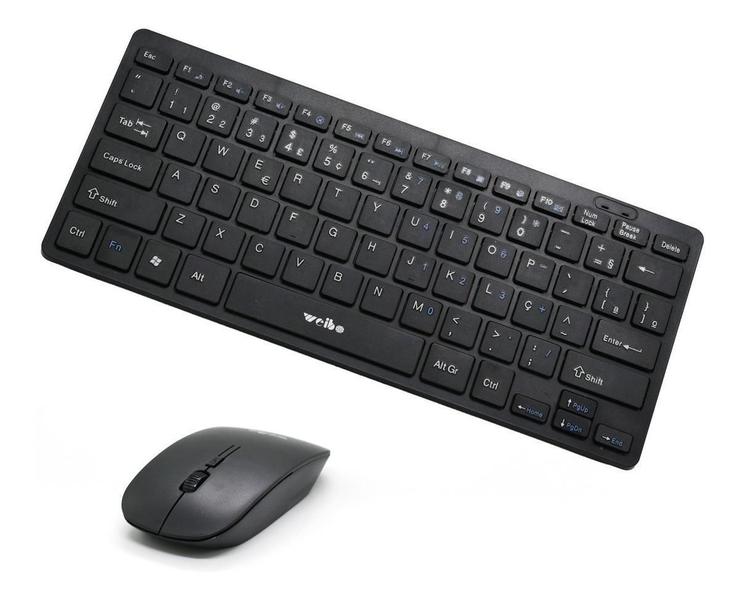 Imagem de Kit Teclado E Mouse 2.4Ghz Wireless 8068 Sem Fio