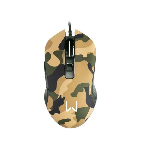 Kit teclado e mouse com fio gamer warrior kyler army - tc249 Imagem de Kit teclado e mouse com fio gamer warrior kyler army - tc249