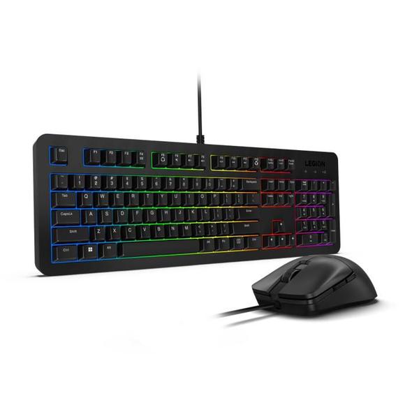 Kit Teclado e mouse com fio Lenovo Legion KM310 RGB Gaming padrão americano Kit Teclado e mouse com fio Lenovo Legion KM310 RGB Gaming padrão americano