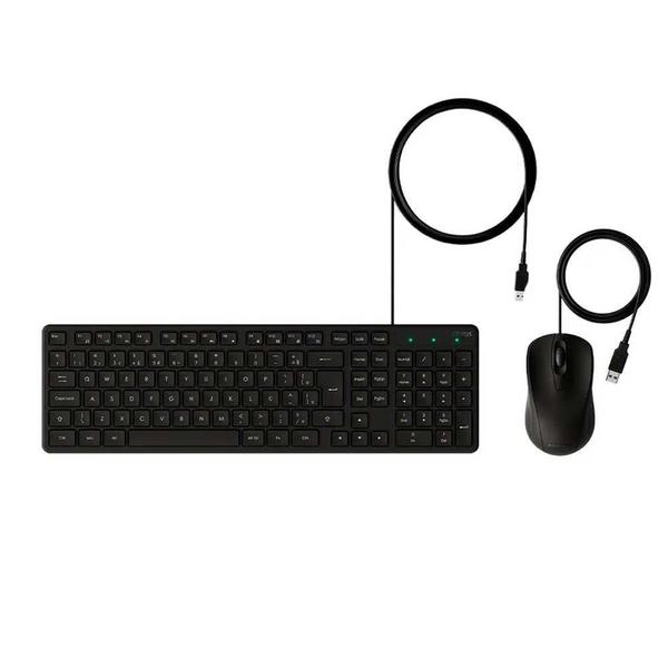 Imagem de Kit Teclado E Mouse Com Fio Usb Intelbras Cci20 - Preto