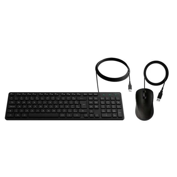 Imagem de Kit Teclado E Mouse Com Fio Usb Intelbras Cci20 - Preto