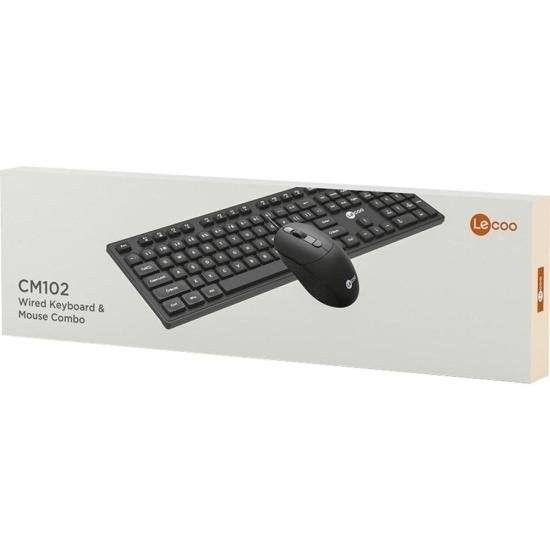 Imagem de Kit Teclado e Mouse Com Fio USB Lecoo CM102