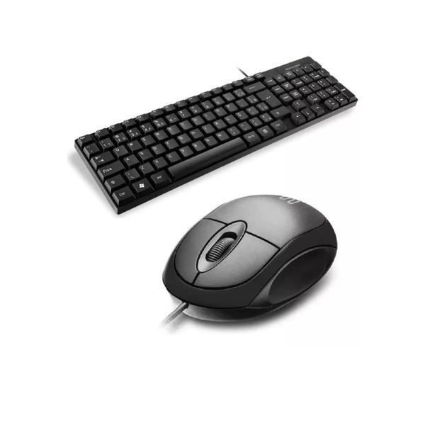 Imagem de Kit Teclado e Mouse com Fio USB Multilaser CF50