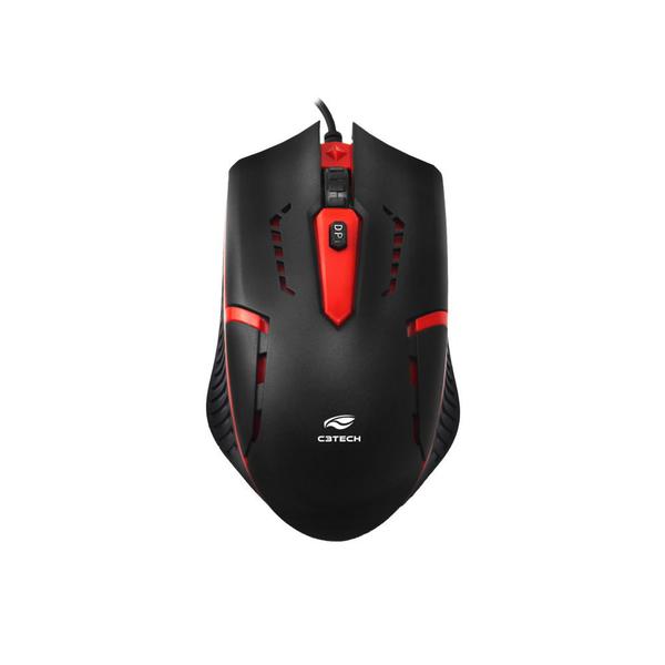 Kit teclado e Mouse Gamer GK-20BK Multimidia Com fio USB Preto e vermelho C3Tech Imagem de Kit teclado e Mouse Gamer GK-20BK Multimidia Com fio USB Preto e vermelho C3Tech