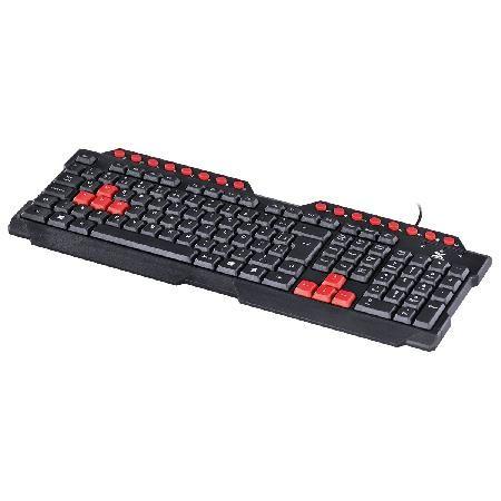 Imagem de Kit Teclado E Mouse Gamer Grifo - Mouse 2400 Dpi Cabo Usb 1.8 Metros Led Vermelho - Vgc-01v