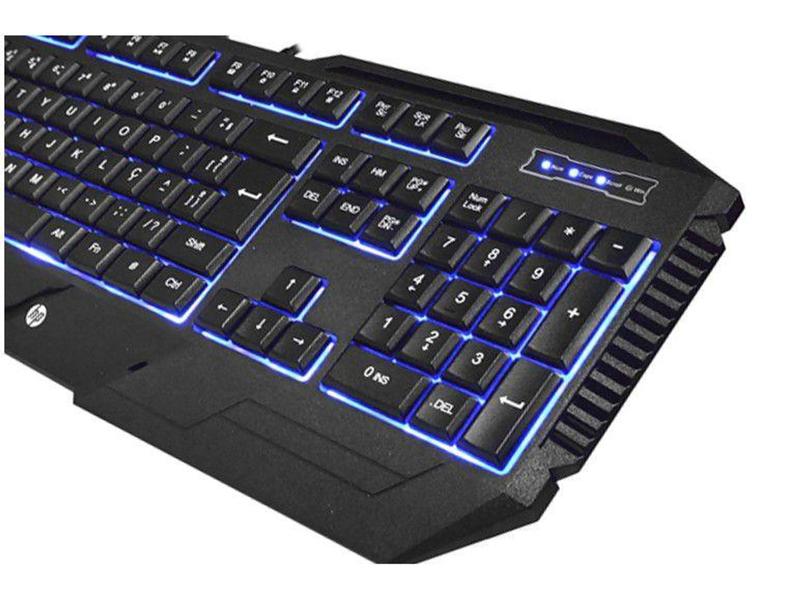 Imagem de Kit Teclado e Mouse Gamer HP GK1100