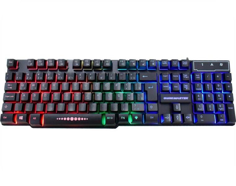 Imagem de Kit Teclado e Mouse Gamer K-mex KM5229 RGB Com Mousepad