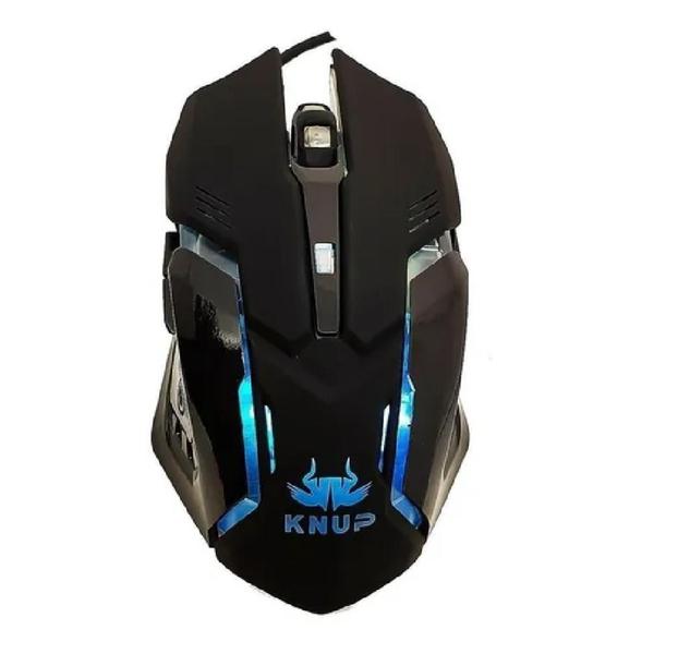 Imagem de Kit Teclado E Mouse Gamer Knup Kp-2054 Português Cor Preto