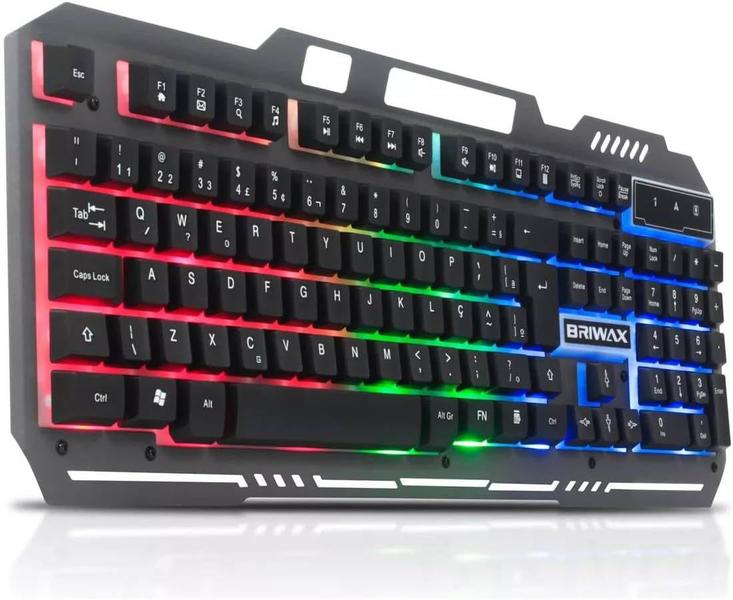 Imagem de kit teclado e mouse gamer rgb led