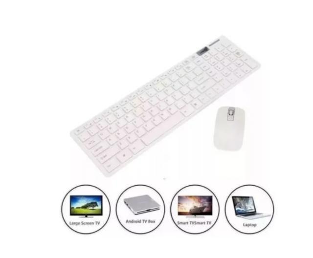 Imagem de Kit Teclado E Mouse Gamer Sem Fio Wireless Usb Pc Notebook