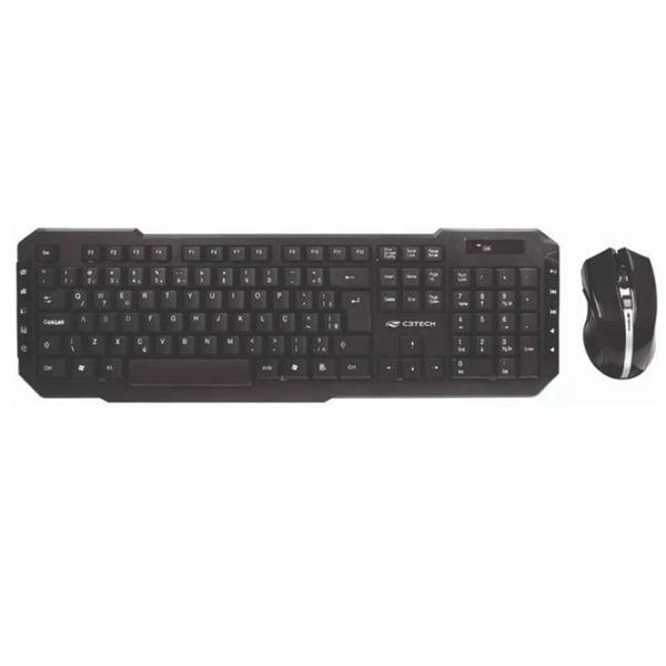 Imagem de Kit Teclado e Mouse K-W40BK: Mouse 6 Botões