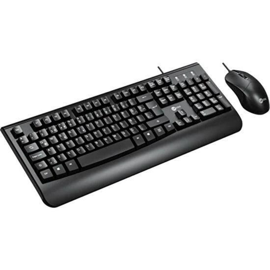 Imagem de Kit Teclado e Mouse Lecoo CM105 USB Preto F002