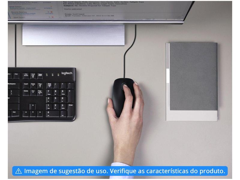 Imagem de Kit Teclado e Mouse Logitech MK120