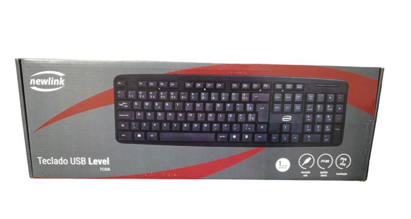 Imagem de kit Teclado e Mouse Newlink Básico com Fio 