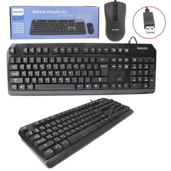 Imagem de Kit Teclado e Mouse Philips C212