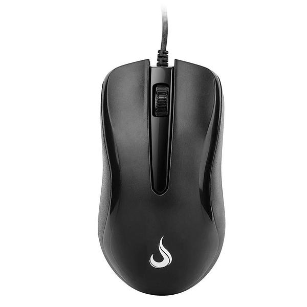 Imagem de Kit Teclado E Mouse Rise Mode Office OF 01 USB DPI1000 ABNT2 Preto - RM-TM-01-FB