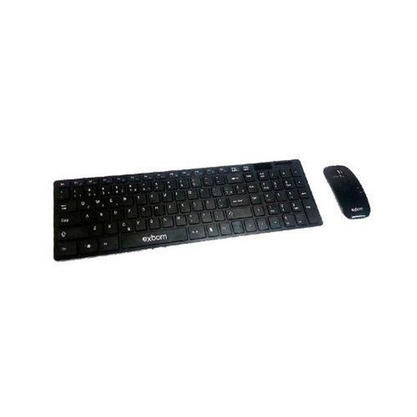 Kit Teclado e Mouse Sem Fio Bk-s1000 2.4ghz Exbom Imagem de Kit Teclado e Mouse Sem Fio Bk-s1000 2.4ghz Exbom