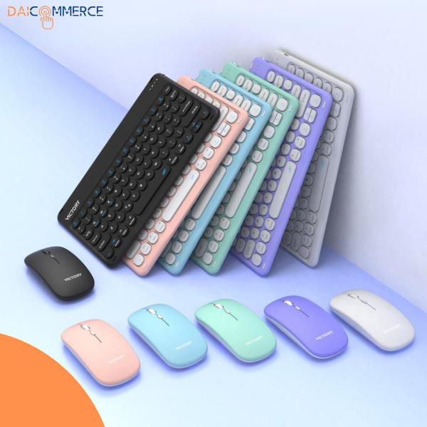 Imagem de Kit Teclado E Mouse Sem Fio Bluetooth Para Tablet S6 Lite