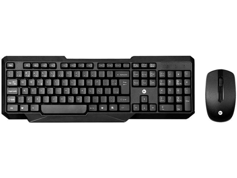 Imagem de Kit Teclado e Mouse Sem Fio Bright - 0055