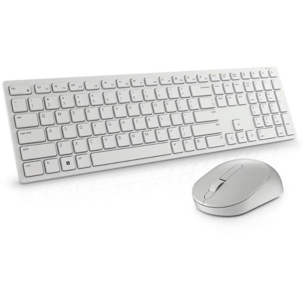 Imagem de Kit Teclado E Mouse Sem Fio Dell Km5221W - Abnt2 - Branco