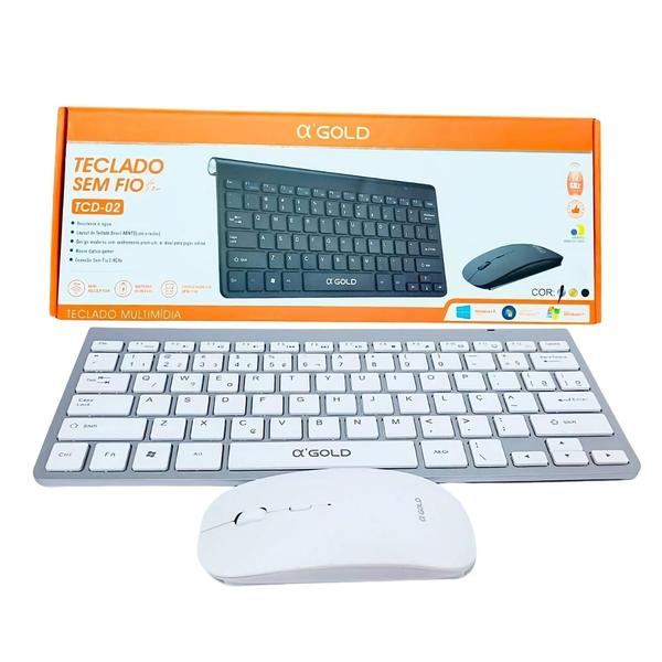 Imagem de Kit Teclado E Mouse Sem Fio