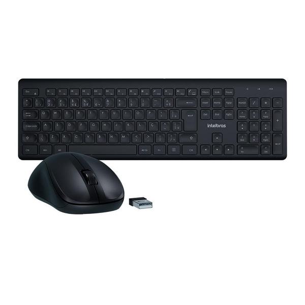 Imagem de Kit Teclado e Mouse Sem Fio Intelbras CSI50, 2.4GHz, ABNT2, Preto - 4294200