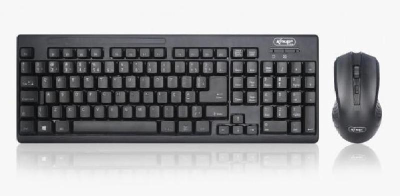 Imagem de Kit Teclado E Mouse Sem Fio Knup Kp 2049 Preto Homologação: 153032012961