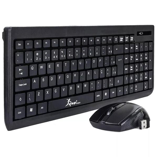 Imagem de Kit teclado e mouse sem fio Knup kp2012 óptico 2.4Ghz Homologação: 149822010251