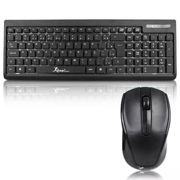 Imagem de Kit teclado e mouse sem fio Knup kp2012 óptico 2.4Ghz Homologação: 149822010251