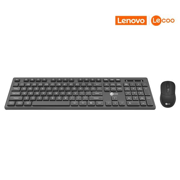 Imagem de Kit Teclado e Mouse Sem Fio Lecoo KW201