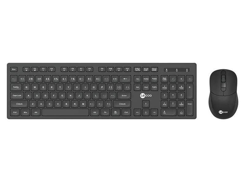 Imagem de Kit Teclado e Mouse Sem Fio Lecoo KW201