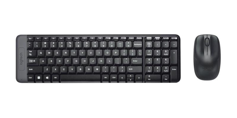 Imagem de Kit Teclado e Mouse Sem Fio Logitech MK220