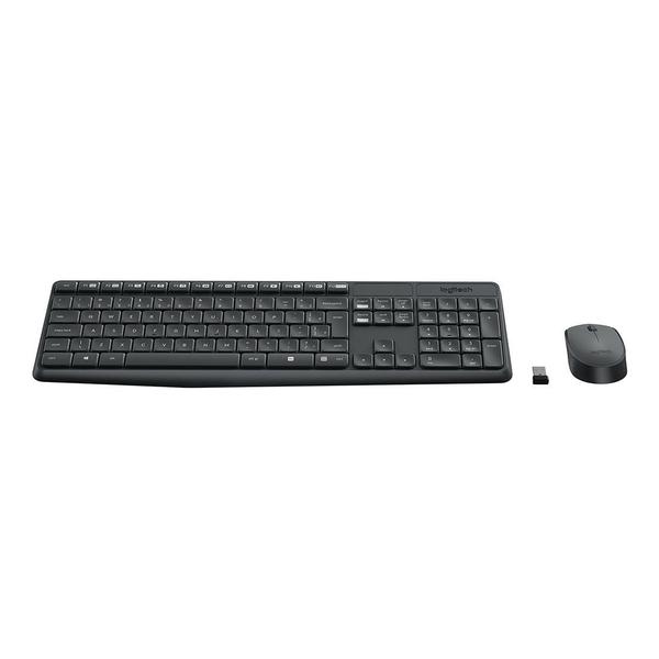 Imagem de Kit Teclado e Mouse Sem Fio Logitech MK235 920-007903-C