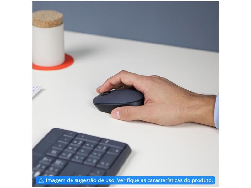 Imagem de Kit Teclado e Mouse Sem Fio Logitech MK235