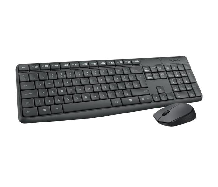 Imagem de Kit Teclado e Mouse Sem Fio Logitech MK235