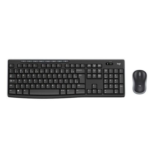 Imagem de Kit Teclado e Mouse Sem Fio Logitech MK270 920-004433-C