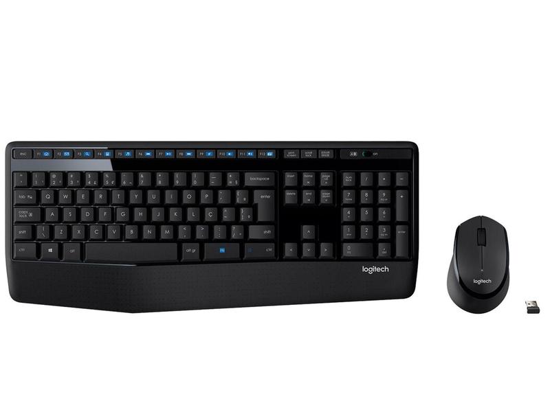 Imagem de Kit Teclado e Mouse Sem Fio Logitech MK345