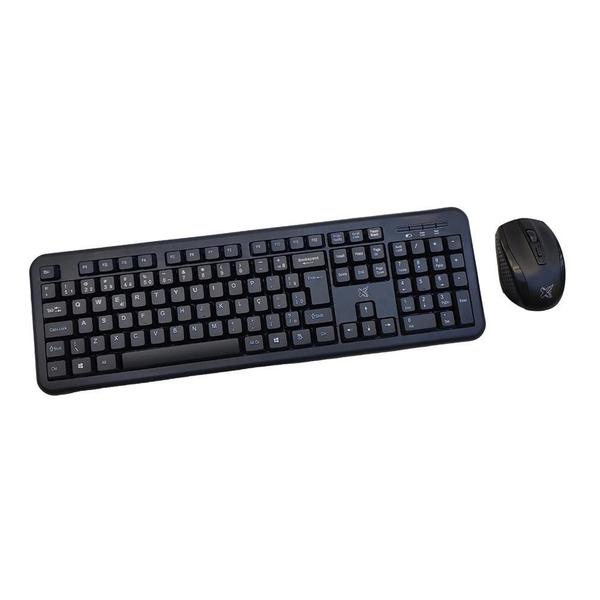 Imagem de Kit Teclado e Mouse sem Fio Maxprint Exagon, Wireless, ABNT2, Preto , mouse 1200DPI - 60000146