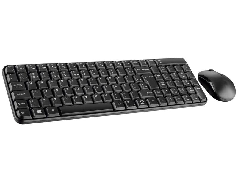 Imagem de Kit Teclado e Mouse Sem Fio Multilaser - TC183