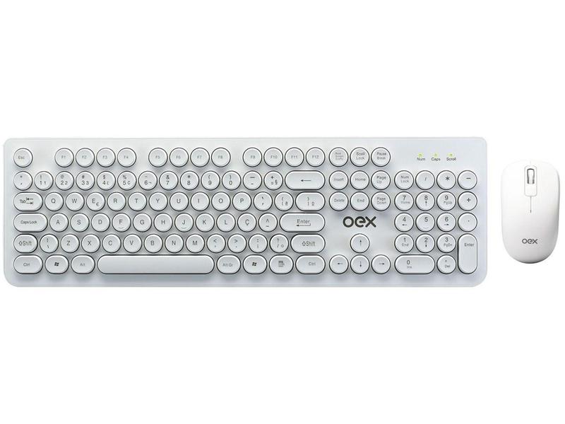 Imagem de Kit Teclado e Mouse sem Fio OEX - TM410 Combo Pop+