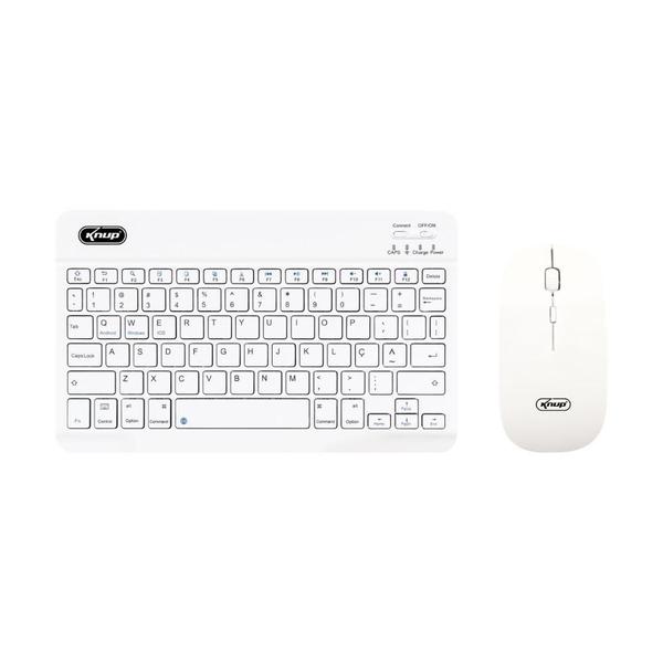 Imagem de Kit Teclado e Mouse sem Fio Recarregável KP-TE127 - Knup