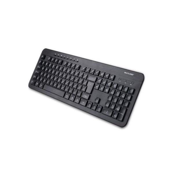 Kit Teclado e Mouse Sem Fio Teclas Flutuantes Côncavas ABNT2 8 Teclas Multimídia Multi TC250 - Multilaser Imagem de Kit Teclado e Mouse Sem Fio Teclas Flutuantes Côncavas ABNT2 8 Teclas Multimídia Multi TC250